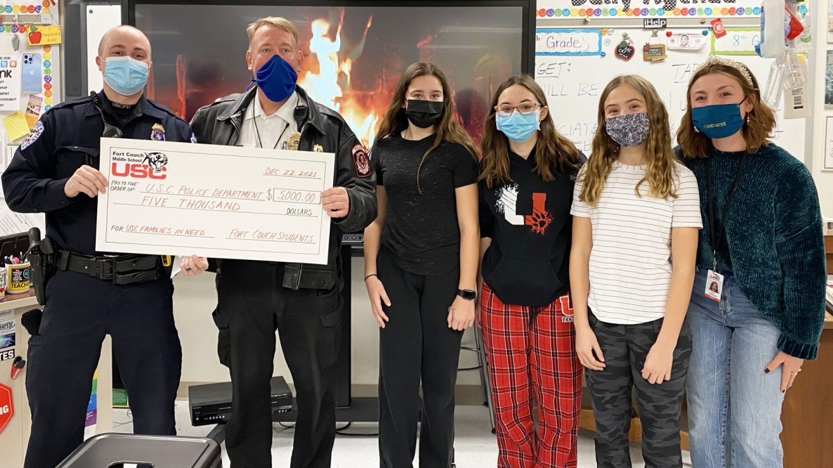 Reach Out efforts at Fort Couch Middle School raise more than 21,000